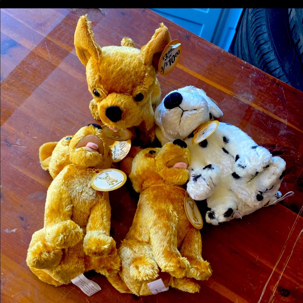 Vintage Golden Beer Company Stuffed Mini Animals